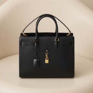 YSL BLACK SHOPPING BAG