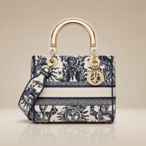 Lady Dior Toile de Jouy Navy