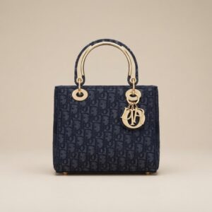 Lady Dior Oblique Navy