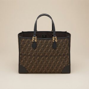 FENDI LARGE FF ZUCCA SHOPPER BAG