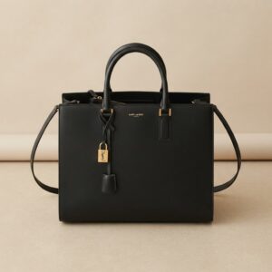 YSL MAXI BLACK SHOPPING BAG