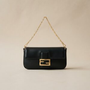 BLACK FF BAGUETTE BAG