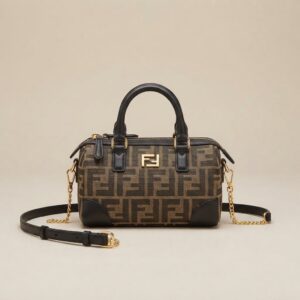 Fendi Boston FF Jacquard Mini