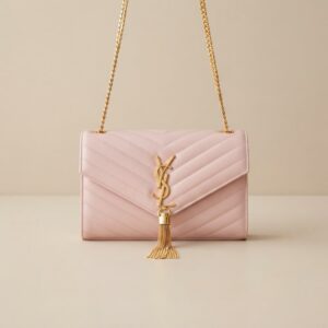 PINK YSL KATE BAG