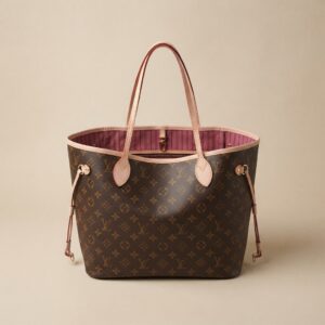 LV NEVERFULL PINK BAG