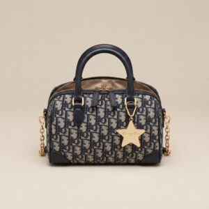 Dior Vibe Zip Navy Oblique