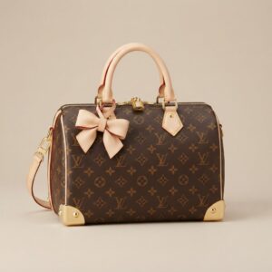 LV Speedy 30 Bow Charm