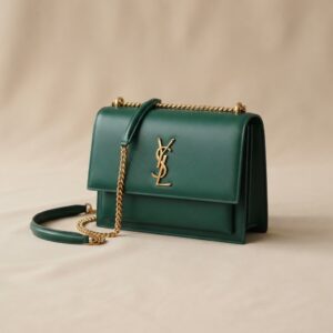 GREEN YSL BAG