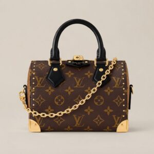 LV SPEEDY BANDOULIÈRE MONOGRAM BLACK BAG