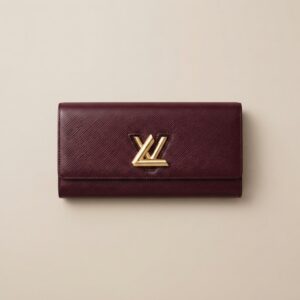 LV Twist Wallet Epi Burgundy