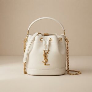 YSL BEA WHITE BAG