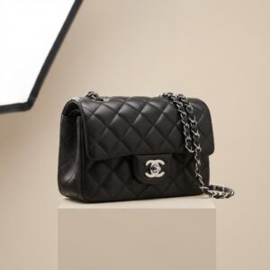 CHANEL CLASSIC FLAP MINI BLACK BAG