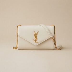 YSL VINY WHITE BAG