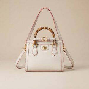 Gucci Diana Mini White Bamboo